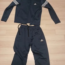Adidas Navy Tracksuit Set, Men's Size 90-95, Excellent Condition