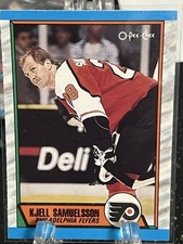 KJELL SAMUELSSON    1989-90 O Pee Chee   #100     ROOKIE    Philadelphia Flyers