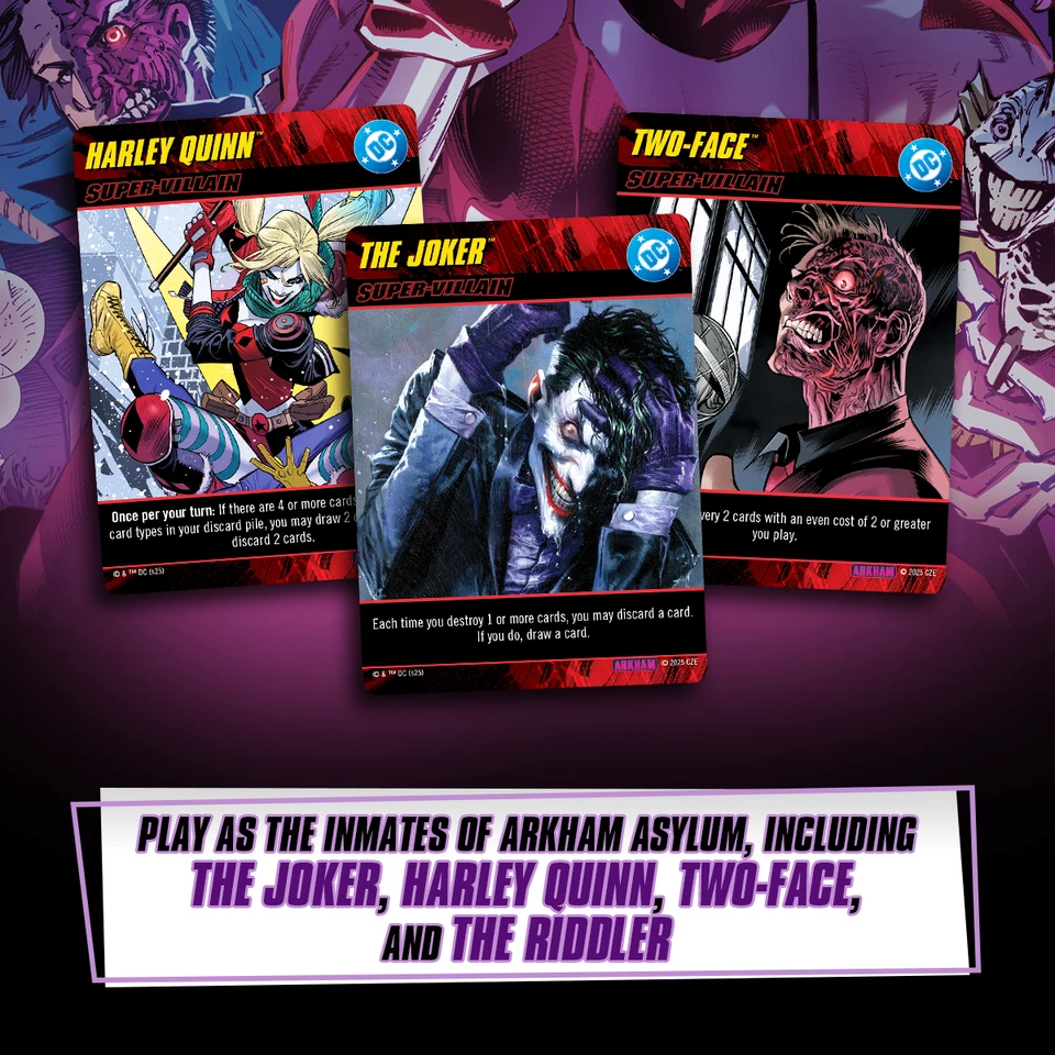 DC Deck-Building Game: Arkham Asylum (KICKSTARTER: Cover A - Philip Tan) - Image 3 of 4