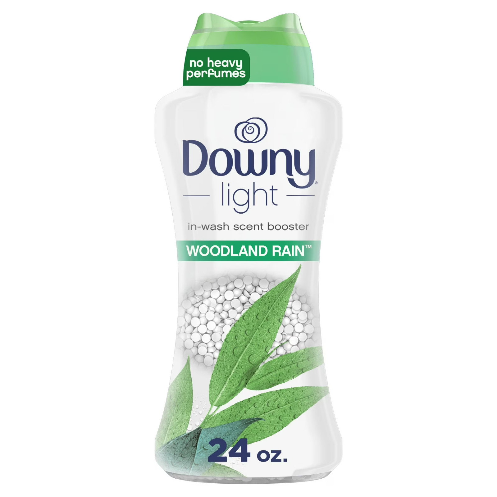 Downy Light Laundry Scent Booster Beads for Washer, Woodland Rain, 24 oz