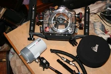 ikelite underwater housing Canon fits Rebel xt, with flash-