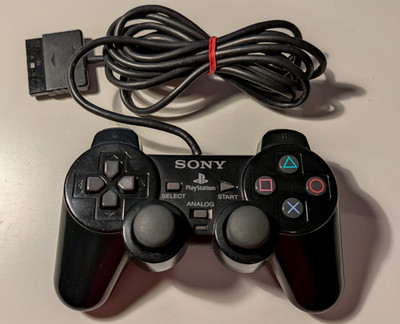 Sony PlayStation DualSchock 2 Controller - Scwarz - SCPH-10010