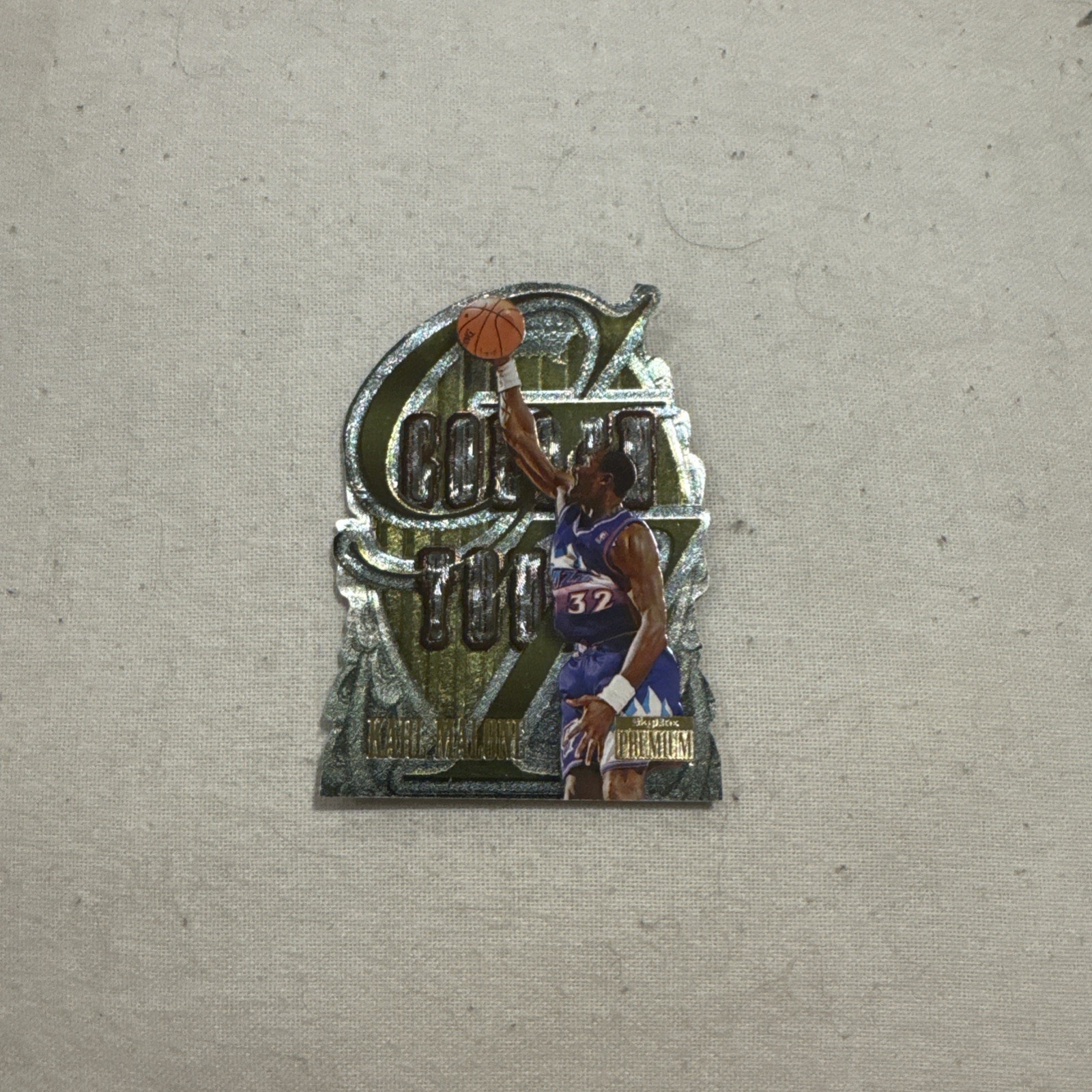 1996-97 SkyBox Premium Golden Touch #7 Karl Malone HOF Utah Jazz