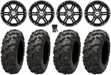 ITP SS212 14" Wheels Black 28" Blackwater Tires Polaris Ranger XP 9/1K