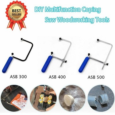 Coping Wire Saw Hacksaw Cutting 5 Klingen Leichtes 7-Zoll-Schneidwerkzeug Neu