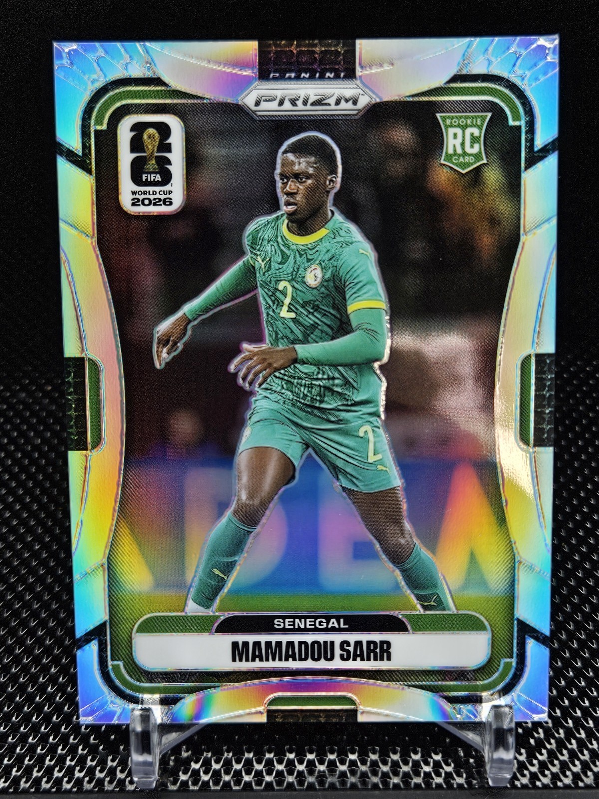 2026 Panini FIFA World Cup Mamadou Sarr Silver Prizm Senegal Rookie