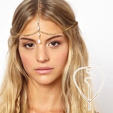 Women Fashion Head Chain Jewelry Headband Head Piece Hair Band Headdress Chain