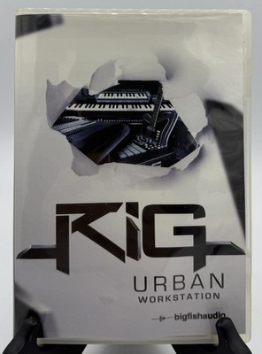 Big Fish Audio Rig Urban Workstation Cd Disc 2 Set Drum Bass Guitar & More