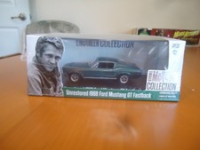 Greenlight 1/43 Scale Steve McQueen Unrestored 1968 Ford Mustang GT Fastback LE