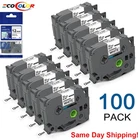 100PK Fit For Brother P-Touch TZe-231 TZ-231 12mm Label Maker Tape 1/2" PT-D210