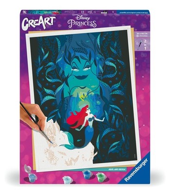 Malen nach Zahlen CreArt - Disney Prinzessinnen: Ariel and Ursula 
