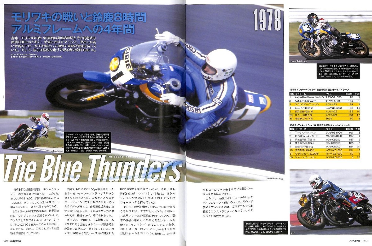 BOOK] RACERS 78 Moriwaki Monster Kawasaki Z1000 Z1 Wayne Gardner
