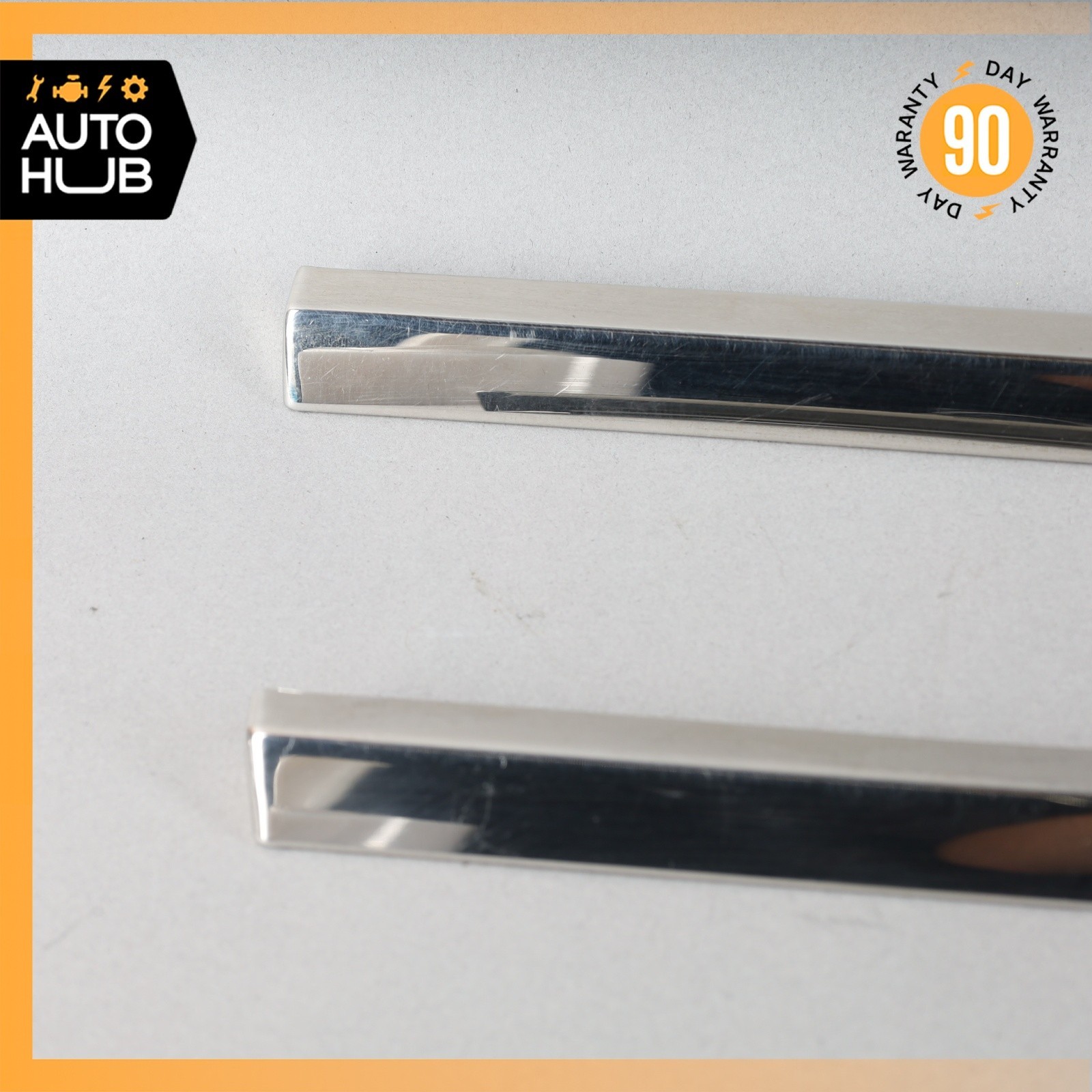 07-17 Bentley Continental GTC Rear Left & Right Window Weather Seal Molding OEM