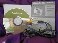 RICOH CAPLIO R4 User Guide CD Rom AV Lead Cable Audio Video Instructions