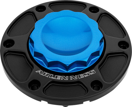 Arlen Ness 12 Point Billet Gas Cap Blue Harley Street Glide 701-015