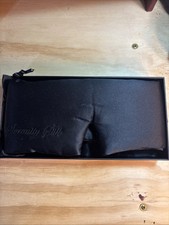100 PURE SILK SLEEP MASK ADJUSTABLE STRAP BLACK BLINDFOLD COMFORTABLE COVER