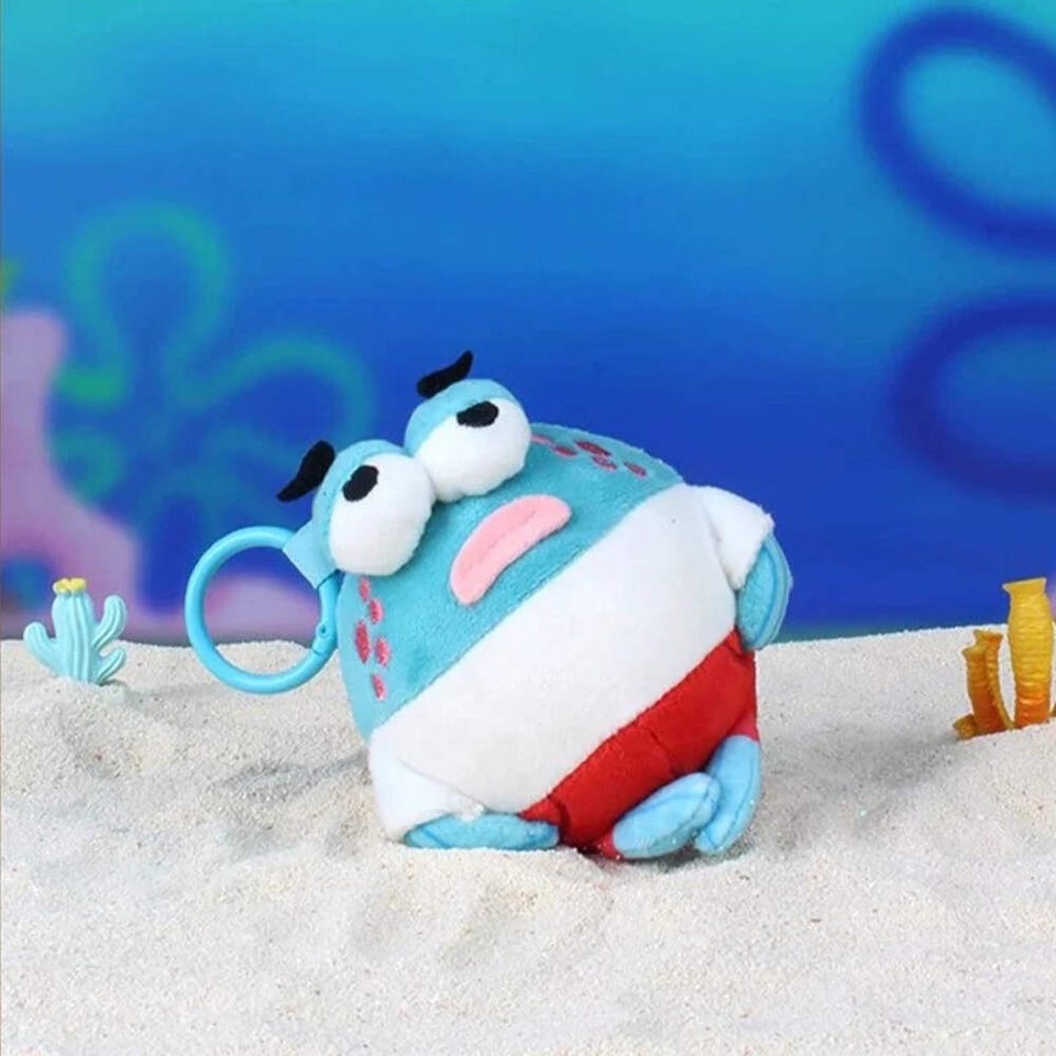Spongebob Fish Rip Genuine Spongebob Bikini Bottom Chubby Fish Blind Box Plush Keychain | eBay