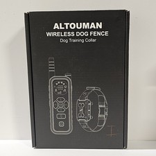 Altouman Wireless 2 Dog Training Collar X004QKLPK5 Black