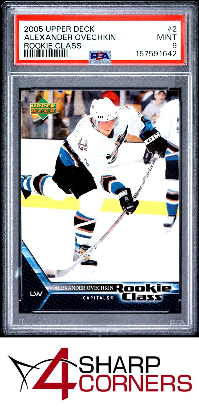 2005 UPPER DECK ROOKIE CLASS #2 ALEXANDER OVECHKIN RC PSA 9