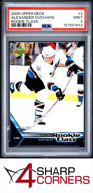 2005 UPPER DECK ROOKIE CLASS #2 ALEXANDER OVECHKIN RC PSA 9