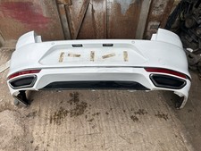 VW PASSAT R LINE 15-20 5 DOOR SALOON COMPLETE REAR BUMPER WHITE LC9A SEE PICS