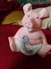Nat West Woody Piggy Bank Not Marked Wade