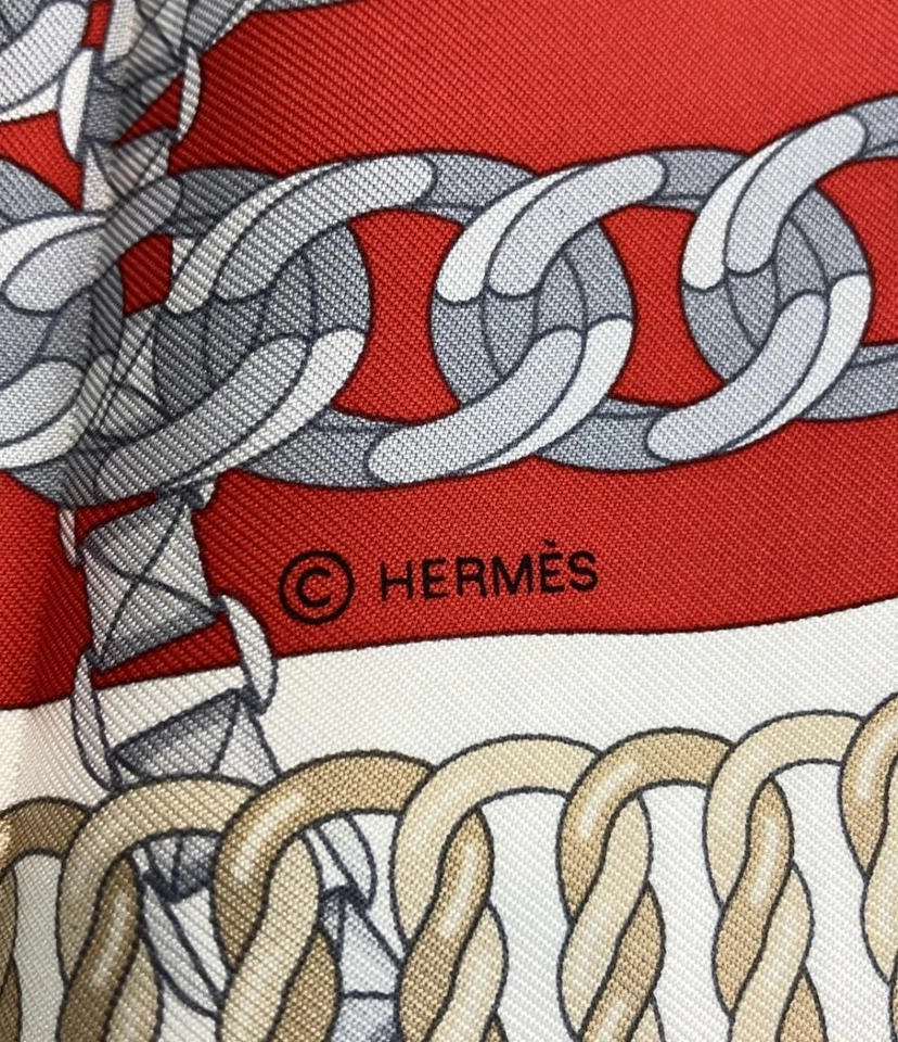Hermès Multicolor Seda Bufanda Mors a Jouets Damas Moda Todas las... - Imagen 2 de 4