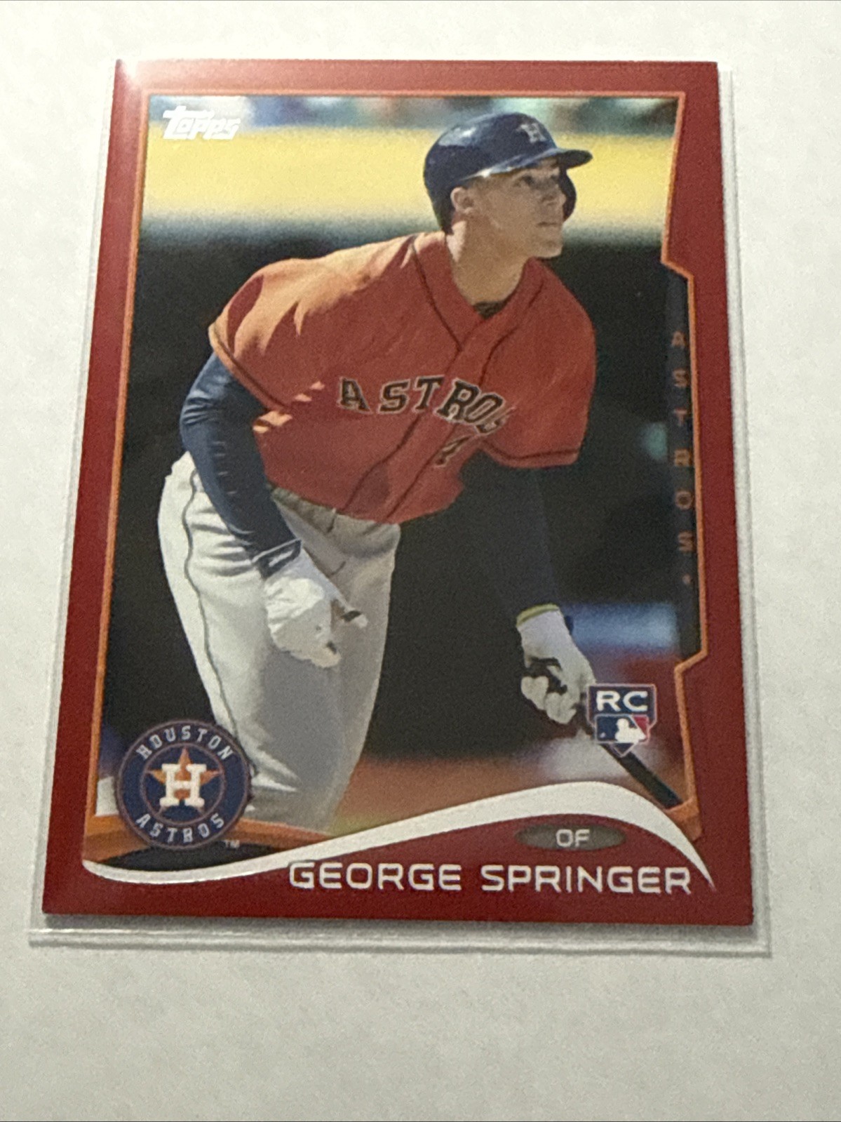 2014 Topps Update Target Red George Springer #US-10 Rookie RC