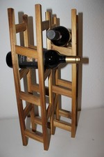 Weinregal achtzehn 67 Handwerkskunst 12 Flaschen Holz Akazie H: ca. 58cmx B:22,5