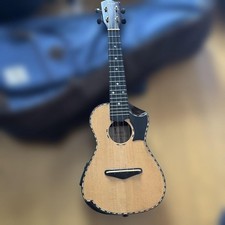 Acoustic ukulele with cover