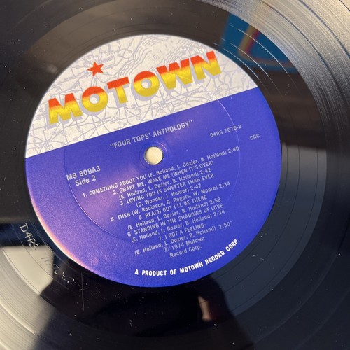FOUR TOPS Anthology M9809A3 3x LP Vinyl EX Trifold with Book - Picture 5 of 17
