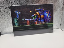 Arte de pared Megaman X 5x7 lienzo y acrílico con marco