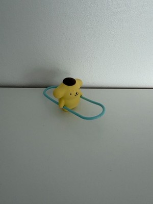 Sanrio Hello Kitty Pompompurin kleine Figur mit Stange Deko für Schreibtisch
