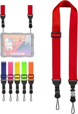 Quick Detach Adjustable Shoulder Strap for Devices - Comfortable Red Lanyard