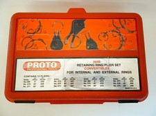 Proto Professional Tools 12 Pliers Set 360b Retaining Ring Plier Set In Case