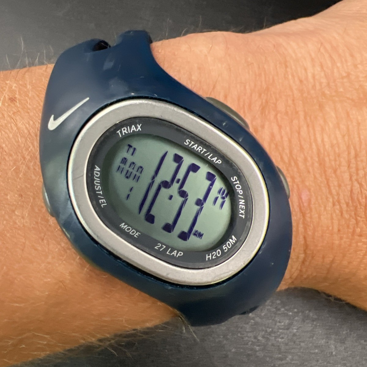 Vintage Men's Nike Triax S27 WR0066 Watch Y2k Run Train | eBay