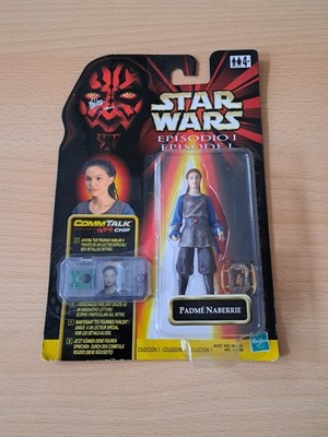 1999 Hasbro Action Figur Star Wars Episode 1 Commtalk Chip Padme Naberrie OVP #2