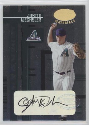 2005 Leaf Certified Materials New Generation /499 Justin Wechsler #222 Auto 0j7g