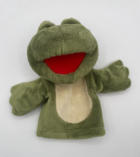 Gund Filmore Frog Plush Soft Hand Puppet Green Toad Story Time