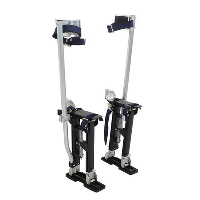 Black 15'' - 23'' Painter Drywall Stilts Aluminum Adjustable Painting Stilts Tool