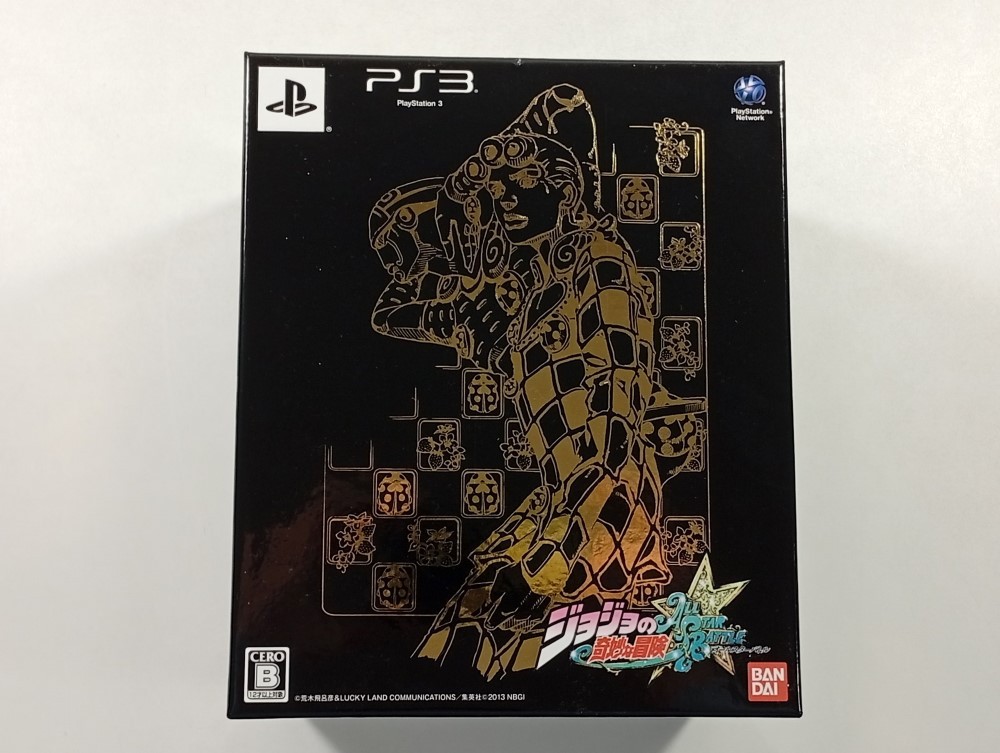 JoJo's Bizarre Adventure jeu PS3 collector limited edition import Japon