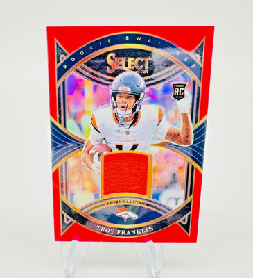 2024 Panini Select TROY FRANKLIN Red Prizm Rookie Swatches #RS-TFN