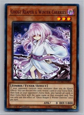 Ghost Reaper & Winter Cherries DUDE-EN002 Ultra Rare 1st Edition NM