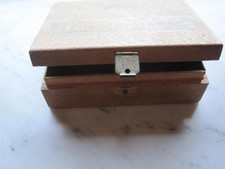 Scatola Legno Originale Meccarillos Choisis Sigari cofanetto Vintage anni 50