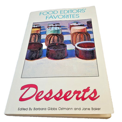 Food Editors Favorites Desserts Cookbook MADD Paperback 1988 Cakes Cookies Pies