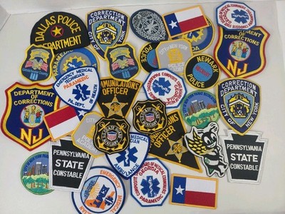 Vintage Patches Lot NOS New York First responder ect Lot Of 32