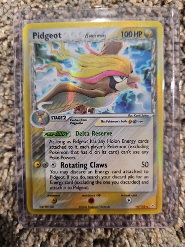 Pokemon TCG Pidgeot 14/110 Holo Rare Holon Phantoms NM