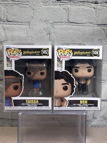 2023 Funko Pop! Television Yellowjackets Taissa #1452 & Ben #1456 FLAWED BOXES