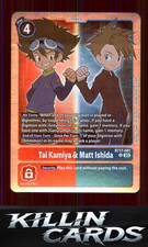 Tai Kamiya & Matt Ishida BT17-081 R Digimon Card Game Rare Secret Crisis Card NM
