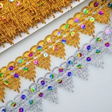 10Yards Fringe Tassels Triangle Lace Trim Clothes Decorative DIY Accessories